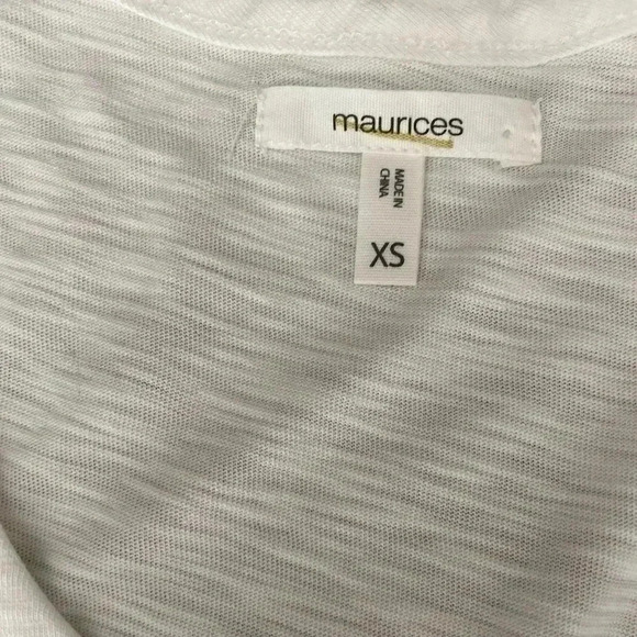 💥🆕 Maurices White Getting Tipsy Graphic Tank XS🆕 - Picture 5 of 8